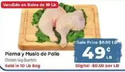 Supermercado El Rancho Chicken Leg Quarters offer