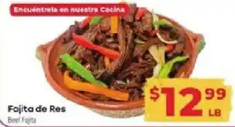 Supermercado El Rancho Beef Fajita offer