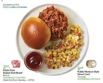 Publix Pork Boston Butt Roast