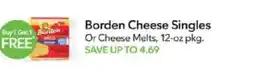 Publix Borden Cheese Singles Or Cheese Melts offer
