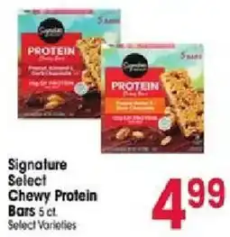 Jewel-Osco Signature Select Chewy Protein Bars offer