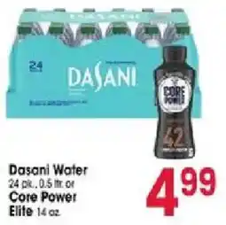 Jewel-Osco Dasani Water or Core Power Elite offer