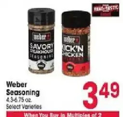 Jewel-Osco Weber seasoning offer