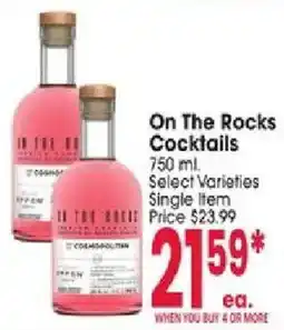 Jewel-Osco On The Rocks Cocktails offer