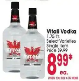 Jewel-Osco Vitali Vodka offer