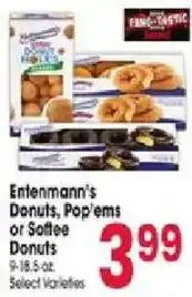 Jewel-Osco Entenmann's Donuts, Pop'ems or Soffee Donuts offer