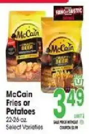 Jewel-Osco McCain Fries or Potatoes offer