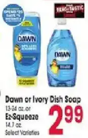 Jewel-Osco Dawn or Ivory Dish Soap offer
