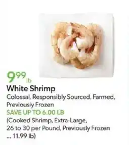 Publix White Shrimp offer