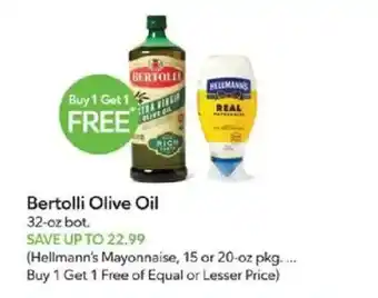 Publix Bertolli Olive Oil offer