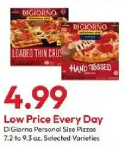 Stater Bros DiGiorno Personal Size Pizzas offer