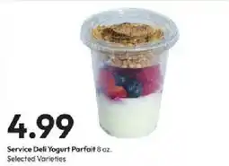 Stater Bros Service Deli Yogurt Parfait offer