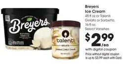 King Soopers Breyers ice cream offer