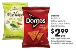 King Soopers Doritos or Miss Vickie's Potato Chips offer