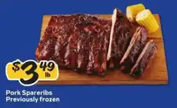 Winn Dixie Pork Spareribs offer