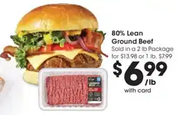 Ralphs Kroger 80% Lean Ground Beef offer