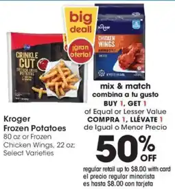 Ralphs Kroger Frozen Potatoes offer
