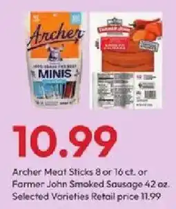 Stater Bros Archer Meat Sticks offer