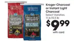 Ralphs Kroger charcoal or instant light charcoal offer