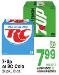 Jewel-Osco 7-Up or RC Cola offer