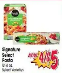 Jewel-Osco Signature Select Pasta offer