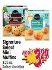 Jewel-Osco Signature Select Mini Muffins offer