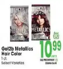 Jewel-Osco Got2b Metallics Hair Color offer