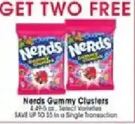 Jewel-Osco Nerds Gummy Clusters offer