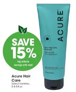King Soopers Acure Hair Care offer