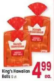 Jewel-Osco King's Hawaiian Rolls offer