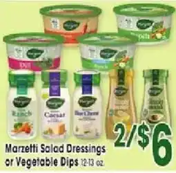 Jewel-Osco Marzetti Salad Dressings or Vegetable Dips offer