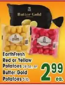 Jewel-Osco EarthFresh Red or Yellow Potatoes offer