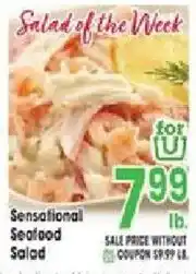 Jewel-Osco Sensational Seafood Salad offer