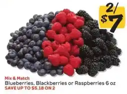 Winn Dixie Blueberries, Blackberries or Raspberries offer