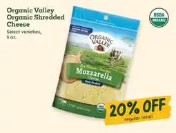 Sprouts Farmers Market Organic Valley Organic Shredded Cheese offer