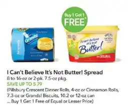 Publix I Can't Believe It's Not Butter! Spread offer