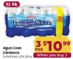 Cardenas Aqua Casa Cardenas Purified Water offer