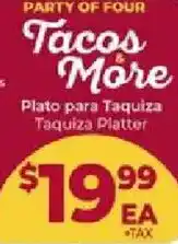 Cardenas Tacos & More Taquiza Platter offer