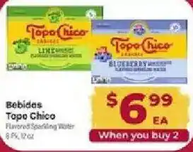 Bebides Topo Chico Flavored Sparkling Water