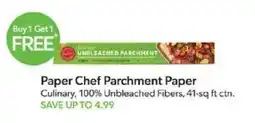 Publix Paper Chef Parchment Paper offer