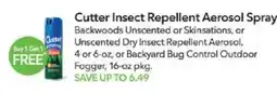 Publix Cutter insect repellent aerosol spray offer