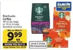 Vons Starbucks Coffee offer