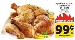 Vons Signature Select Drumsticks or Thighs offer