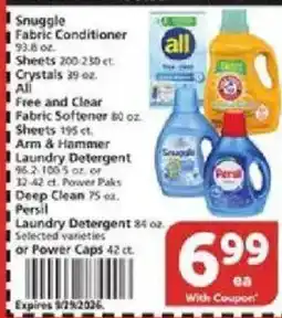 Vons Snuggle Fabric Conditioner offer