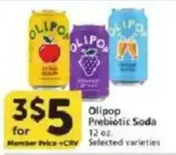Vons Olipop Prebiotic Soda offer