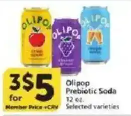 Vons Olipop Prebiotic Soda offer