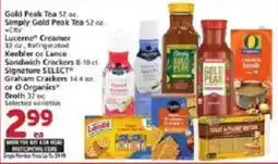 Vons Gold Peak Tea offer