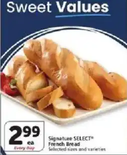 Vons Signature Select French Bread offer
