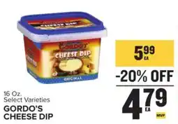 Food Lion Gordo's cheese dip offer