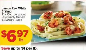 H-E-B Jumbo Raw White Shrimp offer